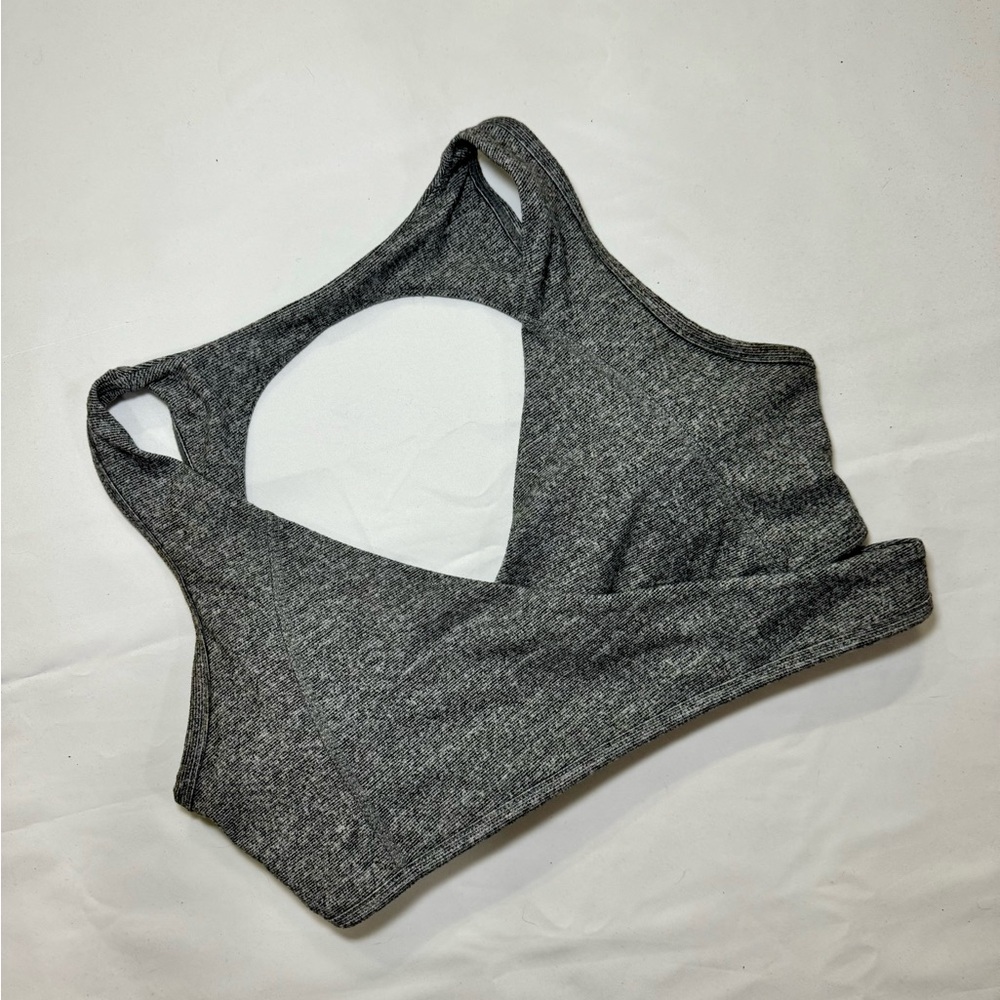 Gray Women's sports bra